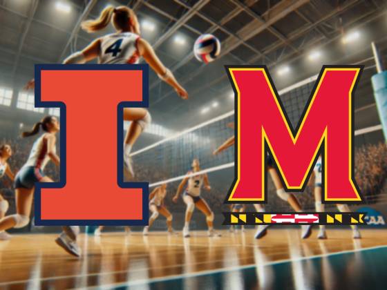 Illinois Fighting Illini at Maryland Terrapins Women's Volleyball